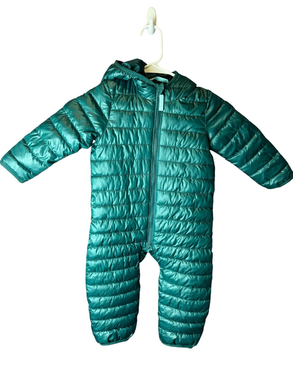 Primary Baby lightweight puffer suit 12-18 mo
